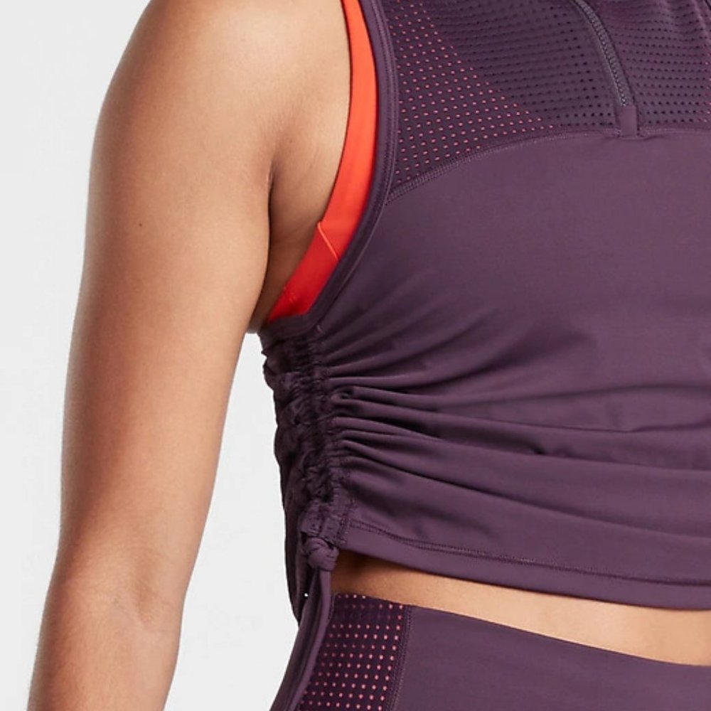 Athleta Hiit It Tank size M Agate Purple - Picture 4 of 6